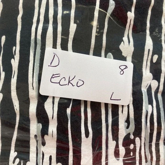 Ecko Unltd T Shirt Mens Large Rhino Puff Print Drip Y2K Streetwear Hip Hop Black - Picture 11 of 11